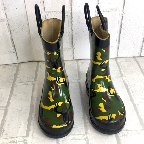 Austin Trading Rainboots Toddler Size 9 Camo *A1 - Picture 3 of 9